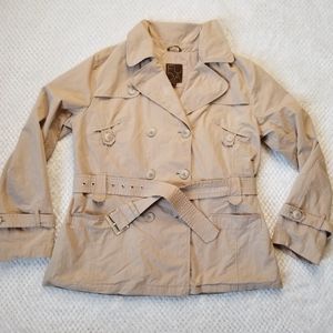 Fuda size L military style khaki lightweight jacket